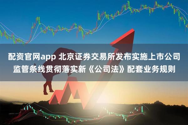 配资官网app 北京证券交易所发布实施上市公司监管条线贯彻落实新《公司法》配套业务规则